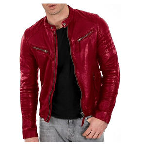 Veste en cuir pour homme de haute qualité, réversible, imperméable, zippée, brodée pour l'hiver, service OEM - Product Image 5