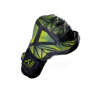 Gants de gardien de but en cuir personnalisables avec impression par sublimation, haute qualité, imperméables, antidérapants, ajustables, en stock, vente en gros - Product Image 6