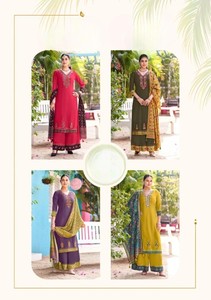 Conjunto de Kurti y Salwar Kameez de Muselina Estampada Chinnon de Secado Rápido para Todas las Estaciones, Diseñado para Uso Casual y Fiestas, Estilo Indio - Product Image 4