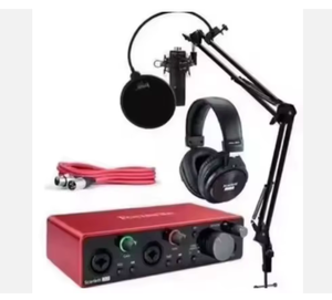 Interfaz de Audio Auténtica, Tarjeta de Sonido USB Profesional para Directo, Equipo Nuevo Certificado - Product Image 1