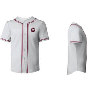 Camiseta de béisbol de Color personalizada de alta calidad 100% poliéster ropa camiseta de equipo de béisbol a la venta - Product Image 1