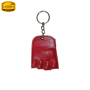 Mini llavero de boxeo MMA, guantes de cuero PU de alta calidad, forma de diseño personalizado, llavero de cuero, protección de Equipo de Boxeo - Product Image 5