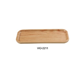 Plats de service rectangulaires en bois massif, design durable, pour la maison ou la restauration - Product Image 1