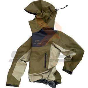 Personnaliser le style et la conception Streetwear Polyester Softshell imperméable Sports de plein air course coupe-vent veste de pluie pour hommes - Product Image 6