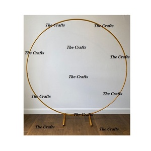 Fondo de accesorios de boda de diseño extremadamente bueno en fondo decorativo de Color oro de hierro para uso de fiesta de boda - Product Image 2