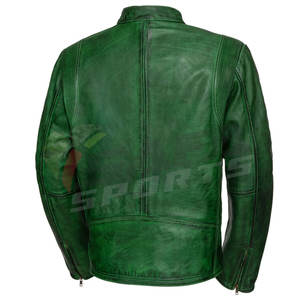 Veste de moto de course personnalisée de haute qualité pour hommes respirant en cuir véritable rembourré vêtements de sport élégant personnalisable - Product Image 2