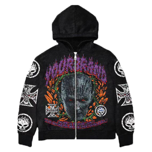 ชุดแทรคสูทลำลองพิมพ์ลายสำหรับผู้ชายไซส์ใหญ่ ODM แบบกำหนดเอง - ผ้าฝ้าย 100% เป็นมิตรกับสิ่งแวดล้อม น้ำหนักเบา - Product Image 3