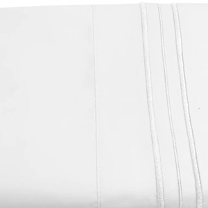 Meilleur Prix Nouvelle Arrivée 100% Coton Ensemble de Drap de Lit d'Hôtel Blanc Résistant Plat King Size pour Adultes avec 400TC - Product Image 4