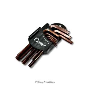 Juego de Llaves Hexagonales Cortas Métricas LIPRO de 9 Piezas de Alta Calidad |   Llaves Allen de Acero al Cromo Vanadio para Uso Industrial y Automotriz OEM - Product Image 1