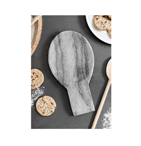 Cuchara de mármol Resto Color gris Cuchara Tenedor Resto Soporte para cocinar Cuchara Organizador simple pulido al mejor precio - Product Image 1