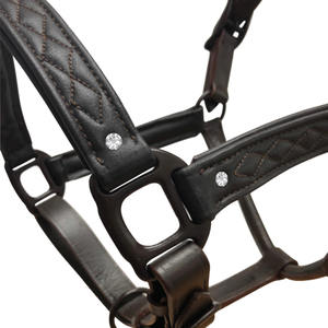 Offre Spéciale de qualité supérieure selle anglaise Nylon cheval licou confortable compétition équestre occidentale équitation disponible noir - Product Image 1