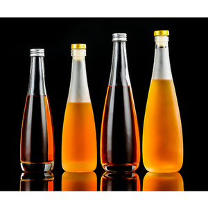 Botella de Vidrio Transparente de 330ml/500ml con Corcho, Ecológica, Esmerilada, para Vino Helado, Jugo de Frutas y Tequila - Product Image 6