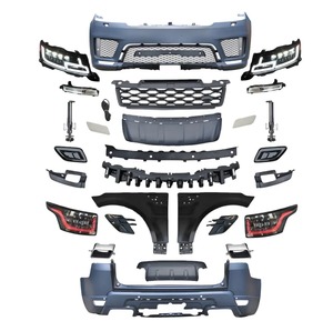 Kit carrosserie pour Land Rover Range Rover Sport 2014-2017, mise à niveau <span class=keywords><strong>2022</strong></span> SVR & kit carrosserie OEM, lifting <span class=keywords><strong>2022</strong></span>, aspect Range Rover Sport - Product Image 1