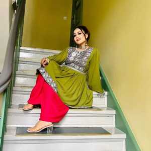 Étnico afgano Kuchi hecho a mano Tribal transpirable bordado mujeres vestidos afganos tamaño largo Pashtun Frock Kabul vestido trajes - Product Image 4