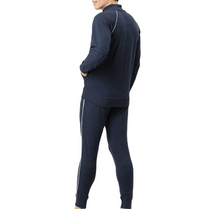 Custom Logo 100% High Quality Zipper Sweat suit Two Piece Set Joggers and Hoodie <b>Tracksuit</b> for Winter OEM - Product Image 4