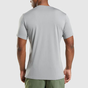 Camiseta Deportiva Informal de Manga Corta para Hombre, Ligera, Sin Costuras, Transpirable, Versátil, para Gimnasio, Disponible en Todos los Colores y Tallas - Product Image 3