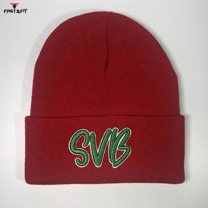 Nouveaux modèles 2023, bonnets et casquettes en tricot polaire 100% coton respirant de haute qualité, bonnets d'hiver unisexes imperméables - Product Image 3