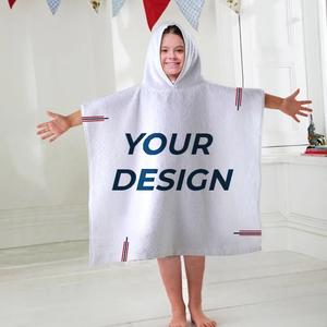 Peignoir de bain pour enfants en microfibre douce à capuche imprimé Stitch de dessin animé personnalisable, best-seller, serviette de plage - Product Image 5