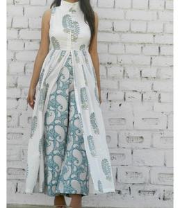 Mix N Match <b>Cape</b> and Pallazo Set Indian Fashion Styling Quality Kurti and Pants From Indian Manufacturer - Product Image 6