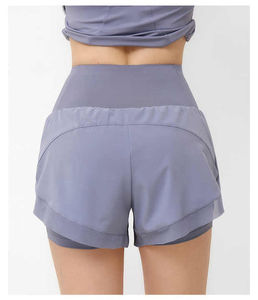 OEM Best Service 2025 New Summer Women's Fitness <b>Gym</b> <b>Shorts</b> Breathable Yoga Jogger Double Running Wear Wholesale - Product Image 4