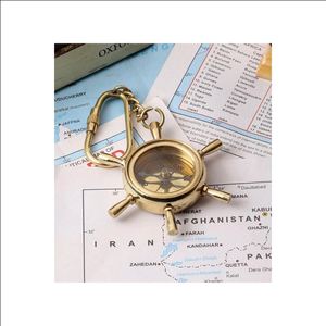 Hot Sale Custom Engravable Professional Waterproof Portable Outdoor Mini <b>Metal</b> <b>Button</b> Compass for Camping Accessories - Product Image 5