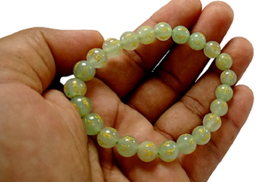 High quality green aventurine Om Padmi Crystal <b>Bracelet</b> Natural Gemstone Fashion Jewelry <b>Men</b> and Women Energy Meditation Bangles - Product Image 4