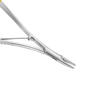 ที่จับเข็ม Mathieu สแตนเลสคุณภาพสูง ขนาด 5.5 นิ้ว สำหรับงานผ่าตัดทางทันตกรรม ใช้ด้วยมือ ได้รับการรับรองมาตรฐาน CE สำหรับใช้ในโรงพยาบาล - Product Image 6