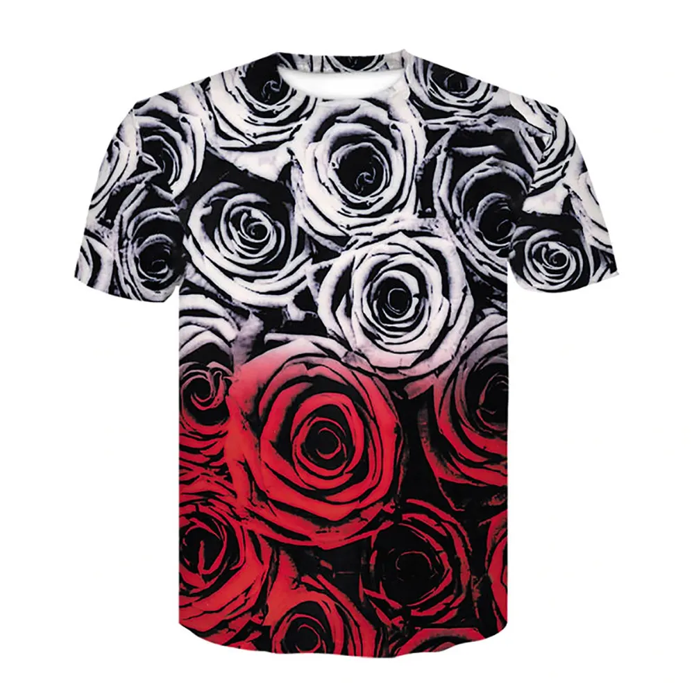 Regular Fit Round-neck T Shirt Custom Design Good Quality Causal Wears T Shirts Breathable Printed T Shirts for Men