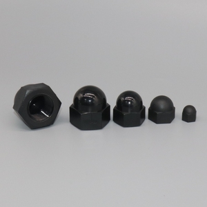 M3 M4 M5 M6 Nylon vít <span class=keywords><strong>Nut</strong></span> M8 M10 M12 Nylon acorn cap Dome Nuts trắng/đen nhựa hình lục giác HEX <span class=keywords><strong>NUT</strong></span> - Product Image 2