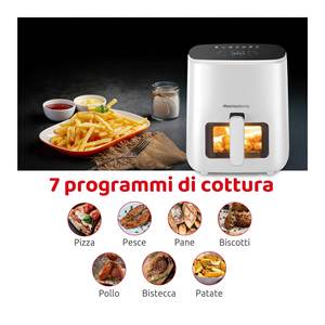 MARIANNA Freidora de Aire Moderna 7 en 1 con Pantalla Táctil, 1500W, Plástico, Nueva, Blanca, Modelo 0981445 - Product Image 2