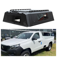Kaicene Casquette personnalisée en alliage d'aluminium pour camion de sport Hunter Cabine unique Auvent intelligent étanche pour Land Cruiser Pickup Bed Tonneau