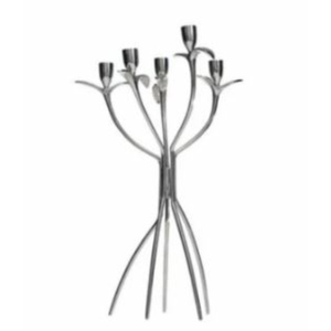 Candélabre en métal de qualité supérieure support de bougie en argent vintage pour la maison hôtel décor bougeoir à prix abordable - Product Image 5