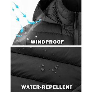 Abrigo acolchado ecológico para mujer, ligero con diseño a prueba de viento, chaqueta de invierno para mujer - Product Image 4