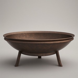 Brasero de jardin en métal haut de gamme, conçu pour le divertissement nocturne, offrant chaleur, style et performances fiables - Product Image 1