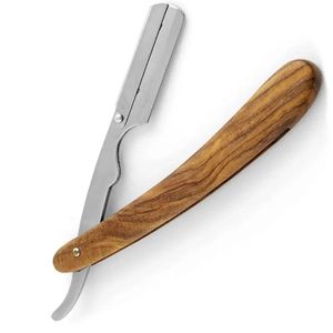 Navaja de Afeitar Plegable Pissco de Fábrica Directa, Navaja de Afeitar de Acero Inoxidable para Barbería con Hoja Reemplazable, Navaja de Afeitar de Borde Recto para Barbería - Product Image 4