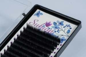 Vente en gros Cachemire Cils Extension Cils Plateau Fournitures Soie Foncé Mat M L L + Vison Volume Extension de Cils Marque Privée 0.85 - Product Image 3