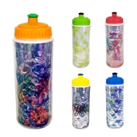 Bouteille de sport pour enfants de 550 ml à double paroi, légère, durable, étanche, isolée, sans BPA, écologique, réutilisable, maintien thermique pendant 6 heures