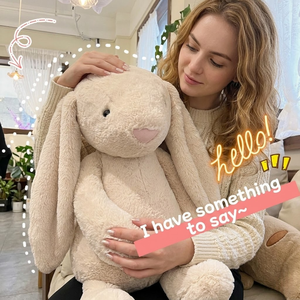 Aika <span class=keywords><strong>Lapin</strong></span> géant à oreilles tombantes, peluche super douce en coton PP, animal en peluche surdimensionné, <span class=keywords><strong>lapin</strong></span> moelleux, décoration de chambre d'enfant - Product Image 2