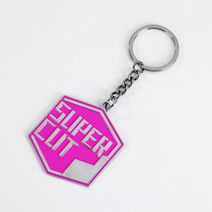Custom Metal <b>Carabiner</b> <b>Keychain</b> with Cartoon Design Silk Screen Printing Creative Gift for Students - Product Image 3