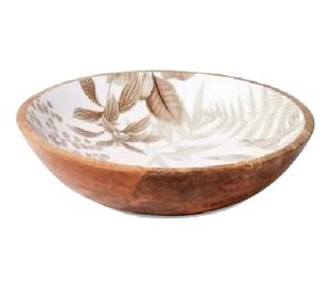 Bols écologiques vibrants motifs animaux polis sur émail de bois durable imprimé pour servir des soupes - Product Image 3