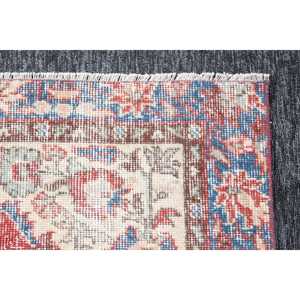 พรมวินเทจขนาด 3.6x6.1 ฟุต, พรมตุรกี, พรมขนสัตว์ลายดอกไม้สีแดง - Product Image 5