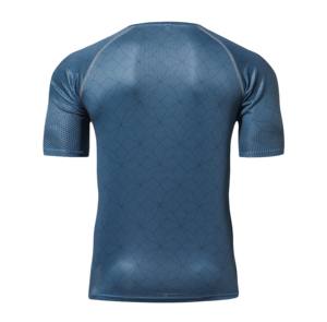 Jersey de Ciclismo MTB Azul Marino de Manga Corta de Alta Calidad, Secado Rápido, Transpirable, Anti UV, Personalizable, Directo de Fábrica, para Descenso - Product Image 2