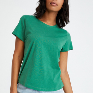 Camiseta con estampado de letras para mujer, venta al por mayor o personalizada, ropa de cáñamo OEM/ODM - Product Image 5