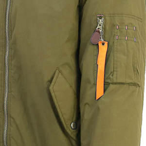 Plain Blank Factory Wholesale Autumn High Quality Stand Collar Cropped Oversize Fit <b>Long</b> Sleeve Bomber <b>Jacket</b> - Product Image 6