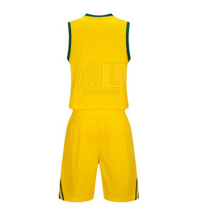Ensembles d'uniformes de basketball respirants, anti-humidité et à séchage rapide, taille personnalisée, impression de logo sur mesure, 100 % polyester, haute qualité - Product Image 2