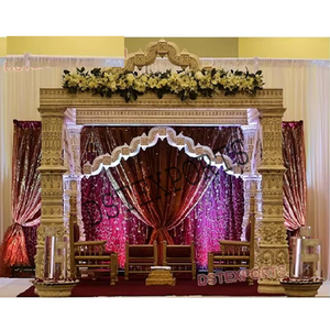 Mandap Ceremonial Indio Estilo Templo del Sur de la India, Mandap para Bodas, Fabricante de Mandaps Devdas, Precio de Fábrica, Australia - Product Image 1