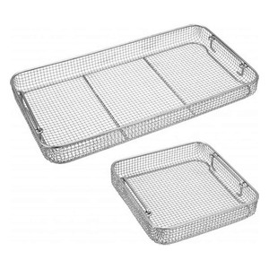 Surgical Tray <b>Sterilization</b> Tray Stainless Steel Mesh Frame Basket Use for Surgical Instruments by SUAVE SURGICAL INSTRUMENTS - Product Image 1