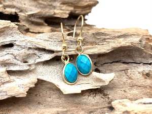 Turquoise Gemstone <b>Earrings</b> Jewelry For Women Silver Boho Style Jewelry 925 Sterling Silver Trending <b>Handmade</b> <b>Earrings</b> Gift For - Product Image 2