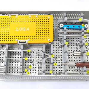Système de plaque de verrouillage avancé 2.0/2.4mm, ensemble d'instruments de plaque de verrouillage TPLO pour animaux vétérinaires par SurgiRight Instrument - Product Image 1