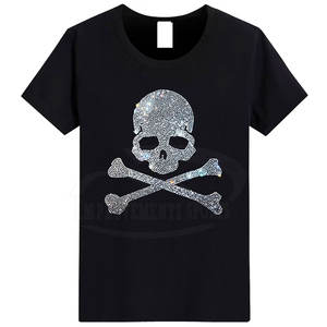 Pakistan Made T-shirts coupe ample pour hommes 100% coton décor strass sain prix pas cher - Product Image 1